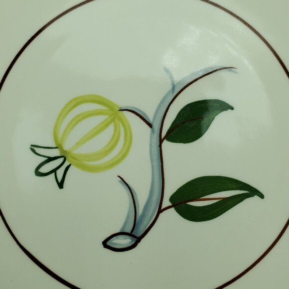 Blue Ridge Southern Potteries Forest Fruit Dessert, Bread Plates - Picture 4 of 4